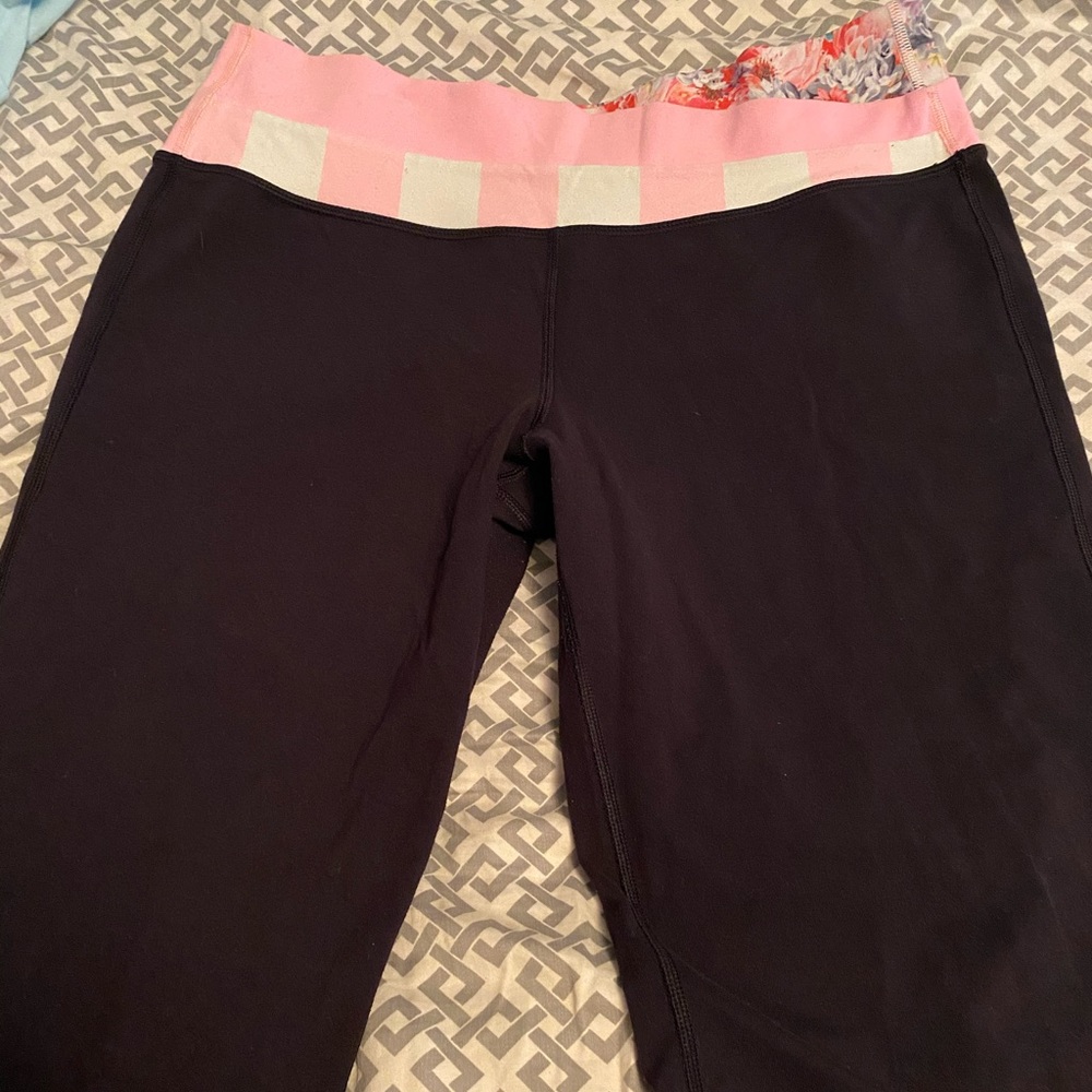 Lu lu lemon wide leg grove pants